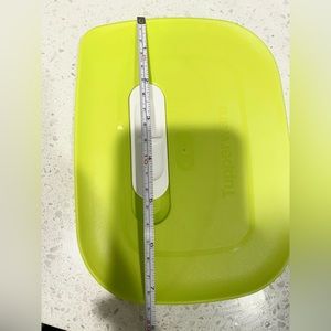 Tupperware seal rectangle lid with vent. Good condition. Two available.